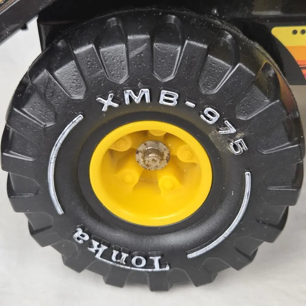 Vintage Big Tonka Dump Truck Turbo Diesel XMB-975 Toy Vehicle 1980s Yellow